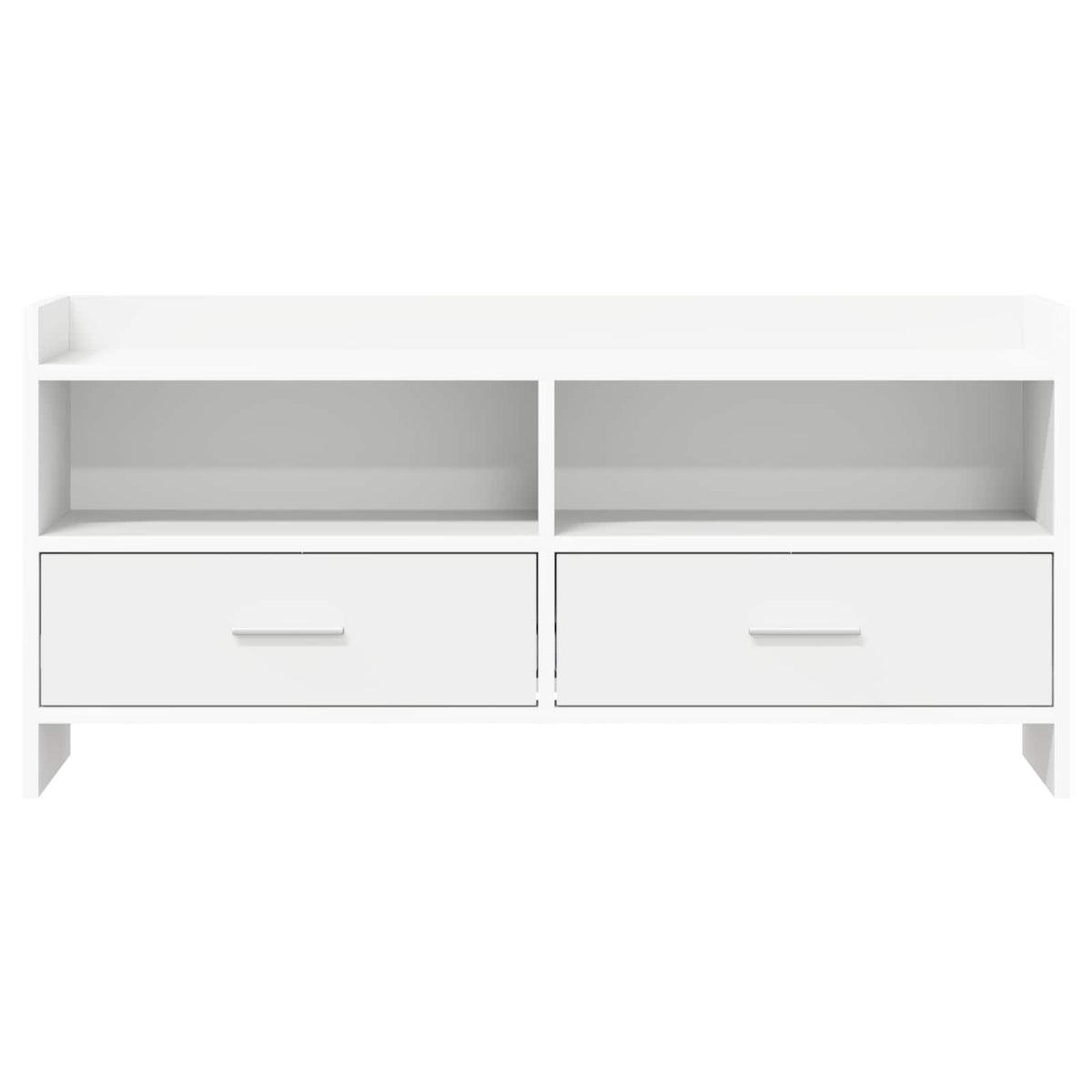 TV Cabinet 100 x 33 x 47 cm White Engineered Wood