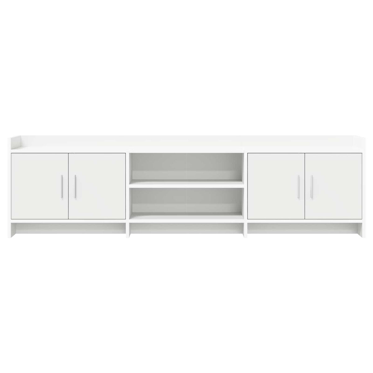 TV Cabinet 168 x 33 x 47 cm White Engineered Wood