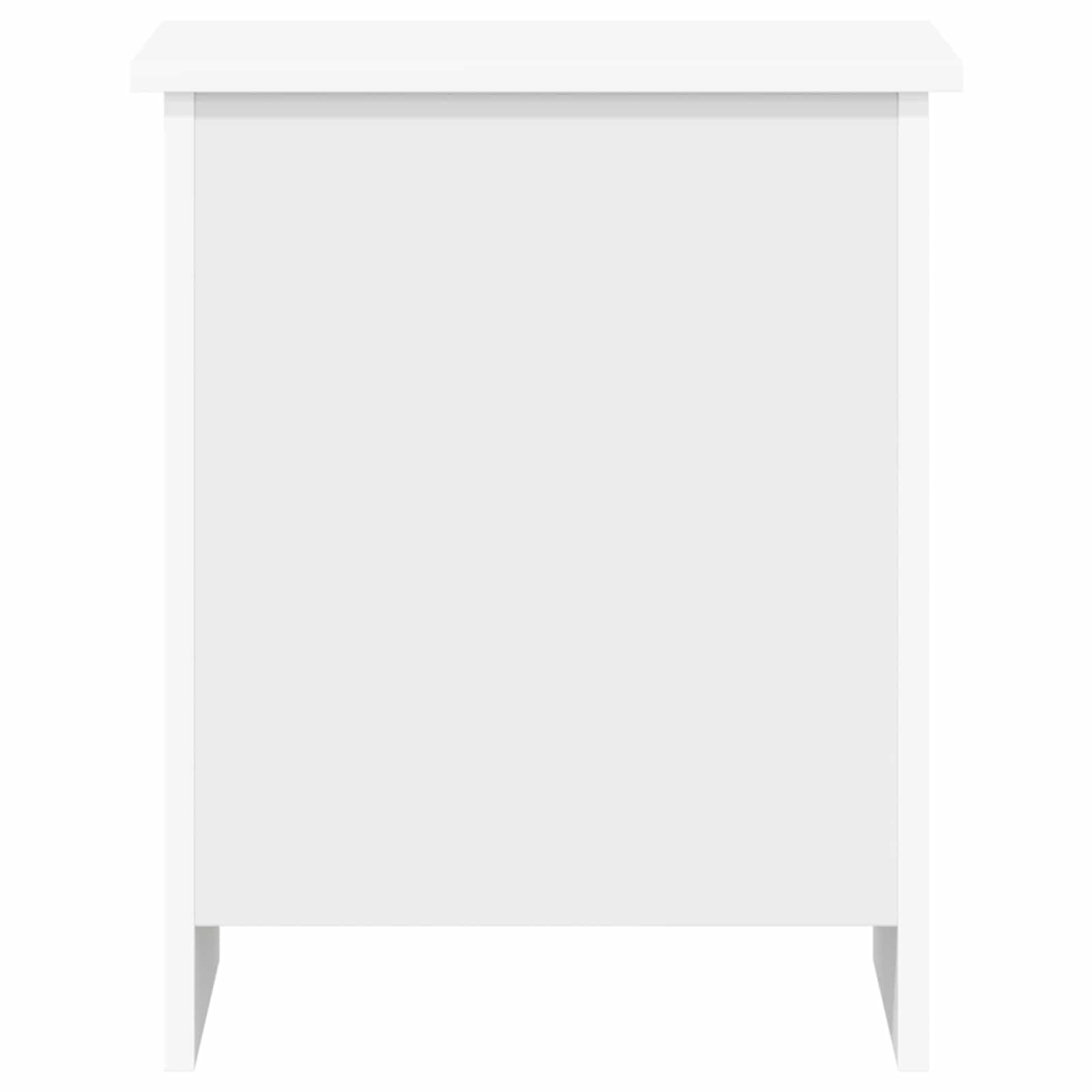 Storage Chest White 40 x 40 x 50 cm Engineered Wood