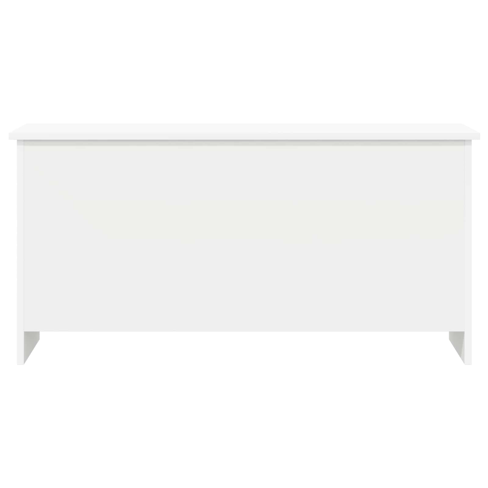 Storage Chest White 100 x 40 x 50 cm Engineered Wood