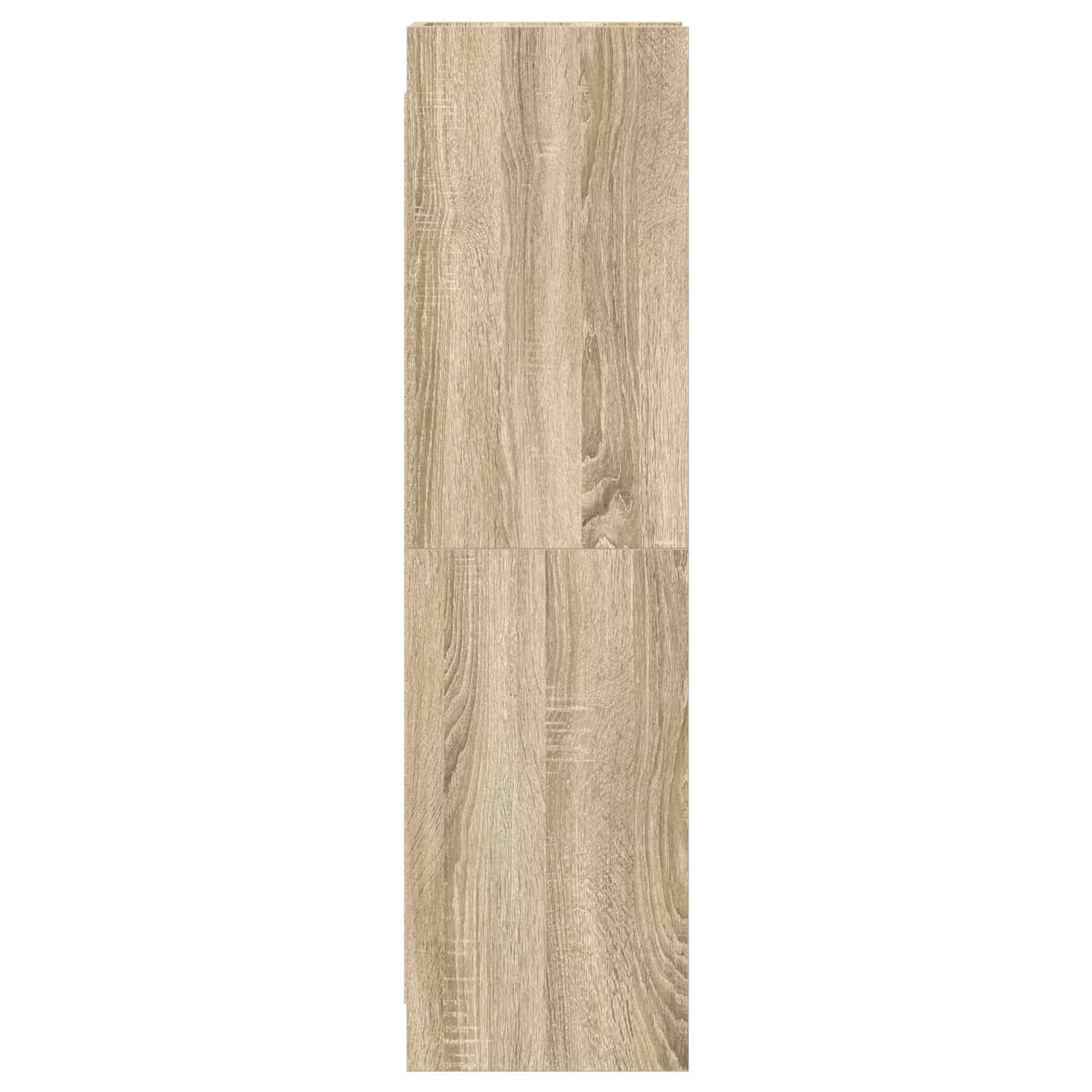 Bookcase Sonoma Oak 30 x 30 x 111 cm Engineered Wood