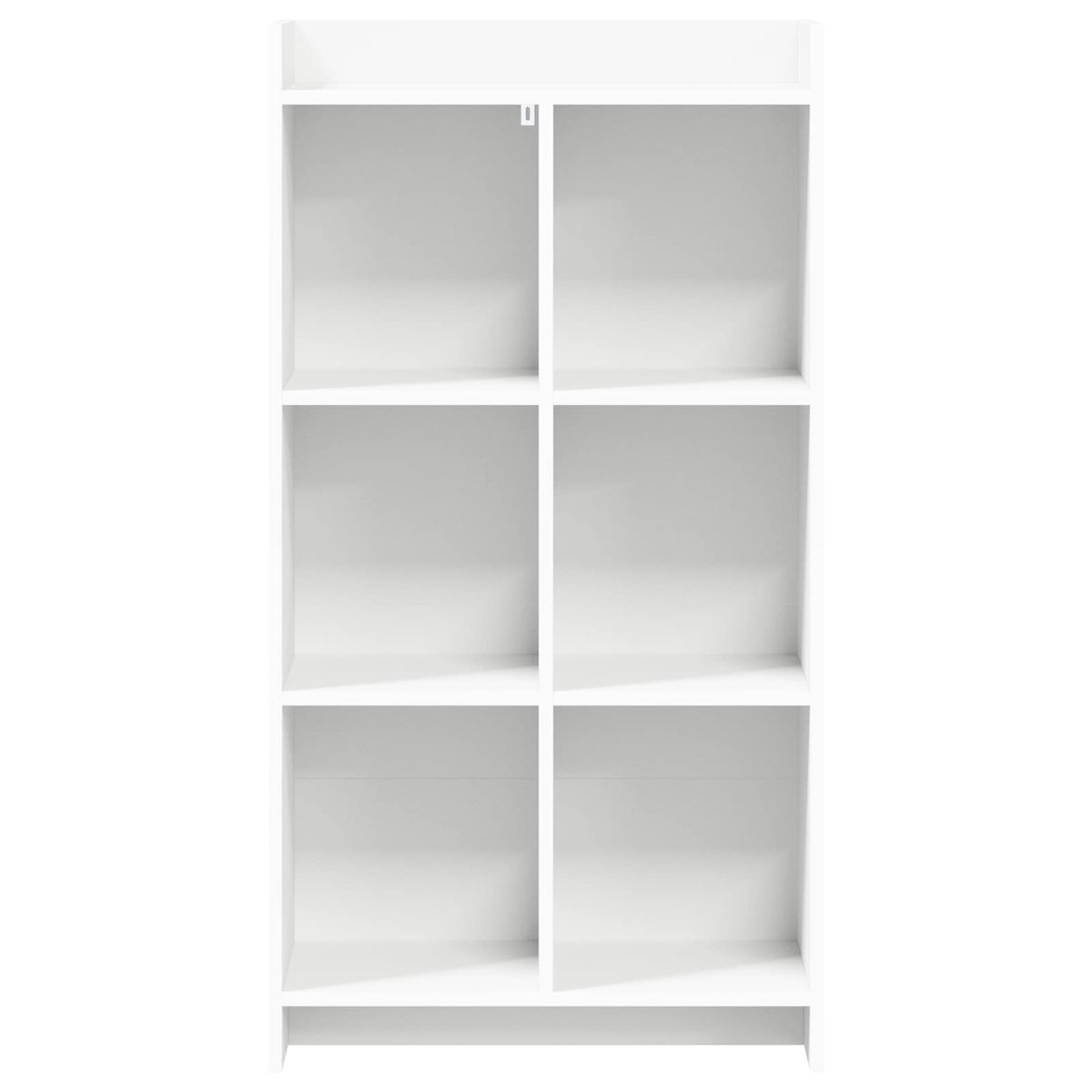 Bookcase White 59 x 30 x 111 cm Engineered Wood