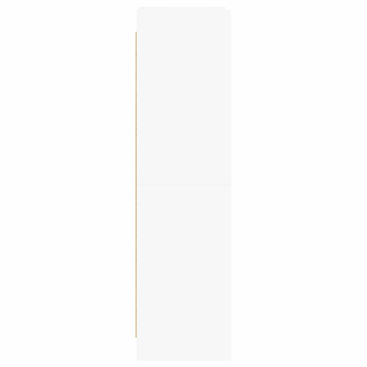 Bookcase White 59 x 30 x 111 cm Engineered Wood