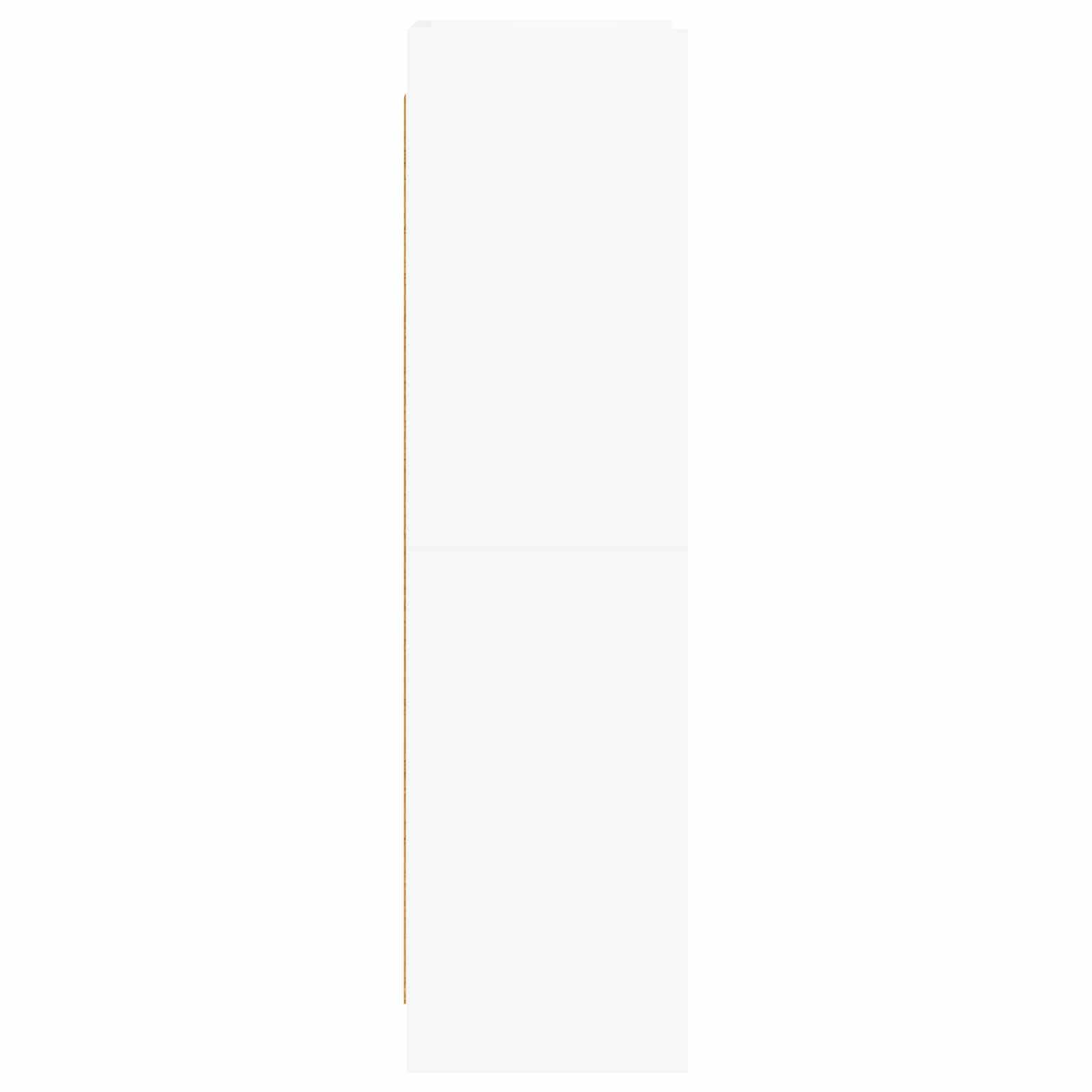 Bookcase White 59 x 30 x 111 cm Engineered Wood