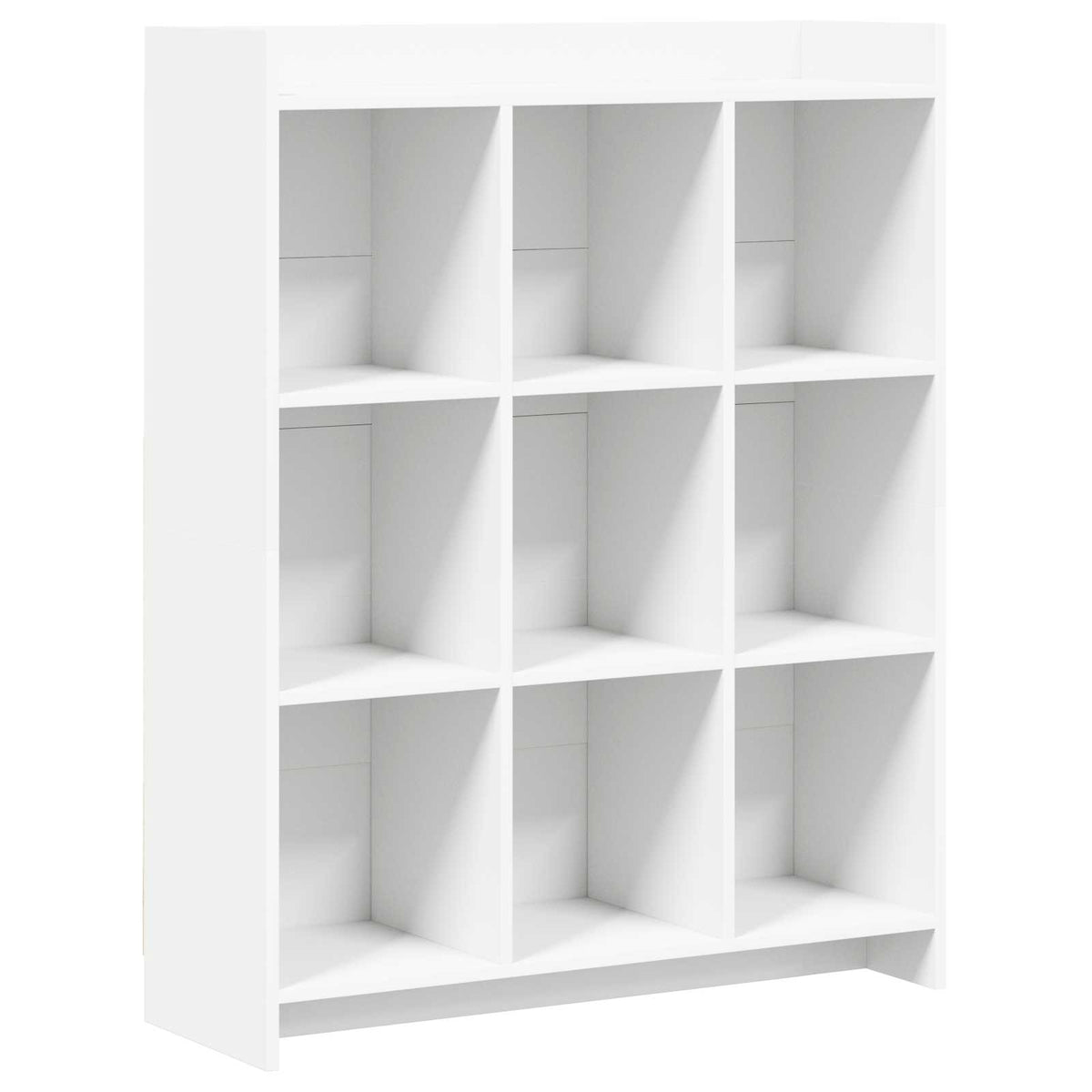 Bookcase White 87.5 x 30 x 111 cm Engineered Wood