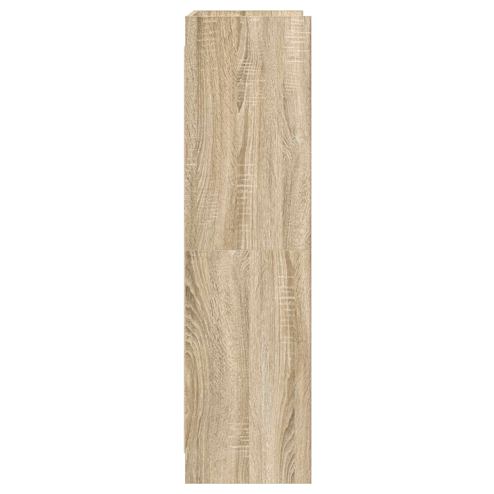 Bookcase Sonoma Oak 87.5 x 30 x 111 cm Engineered Wood