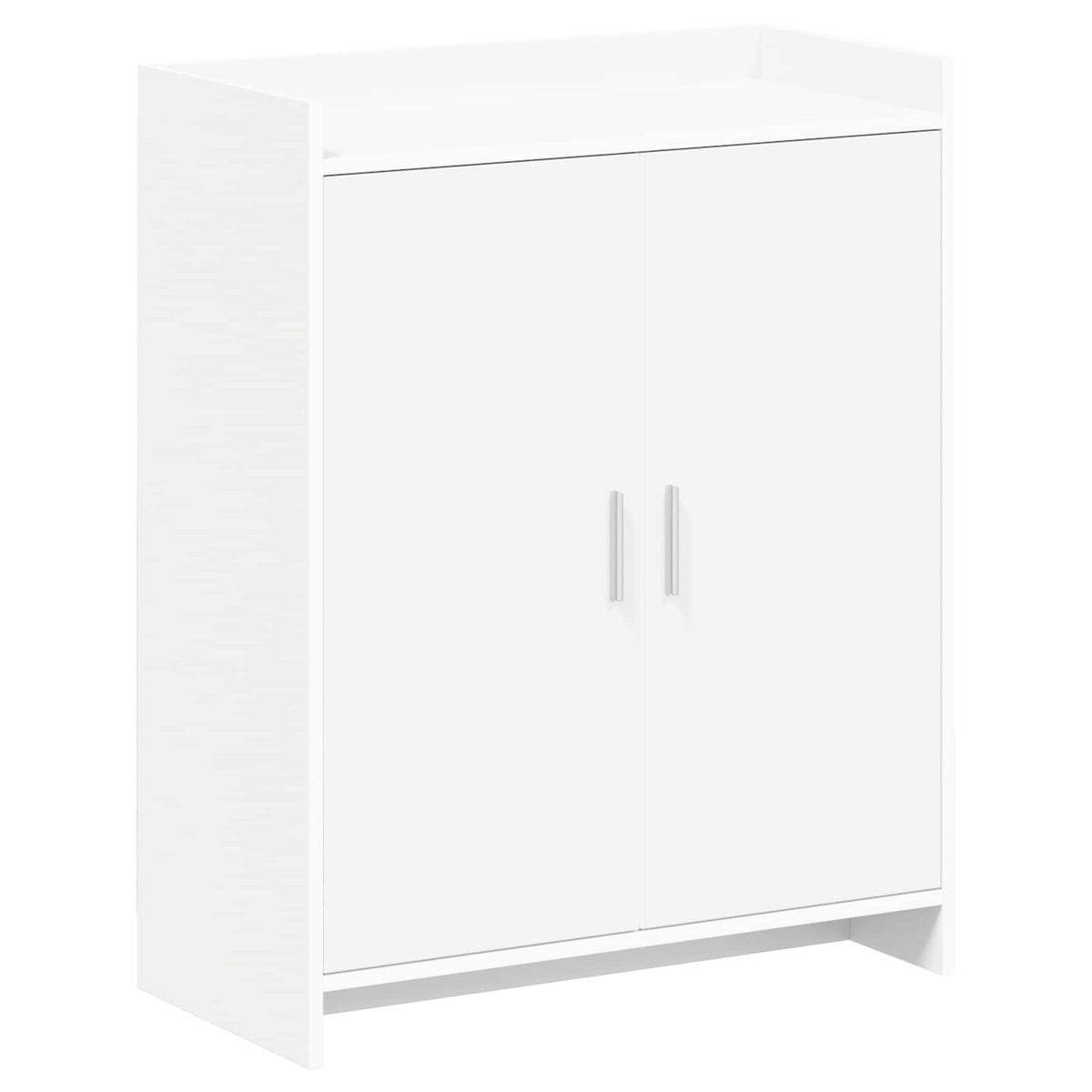 Shoe Cabinet with Door White 73.5 x 36 x 92 cm Engineered Wood