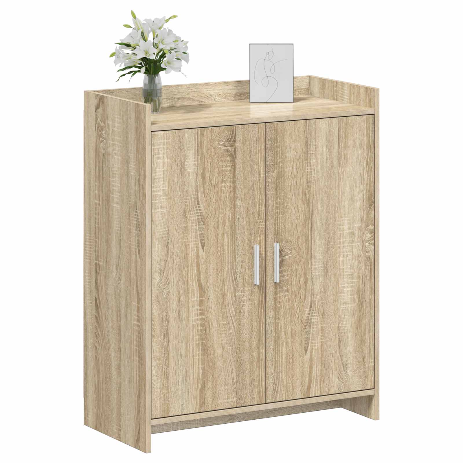 Shoe Cabinet Sonoma Oak 73.5 x 36 x 92 cm Engineered Wood
