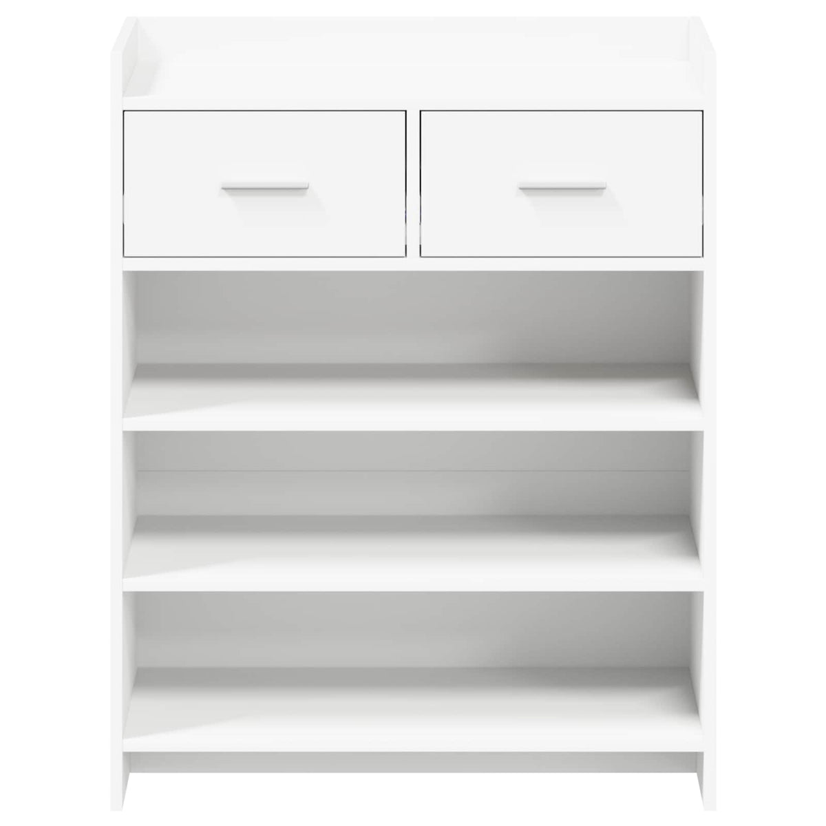 Shoe Cabinet 73.5 x 36 x 92 cm Engineered Wood White