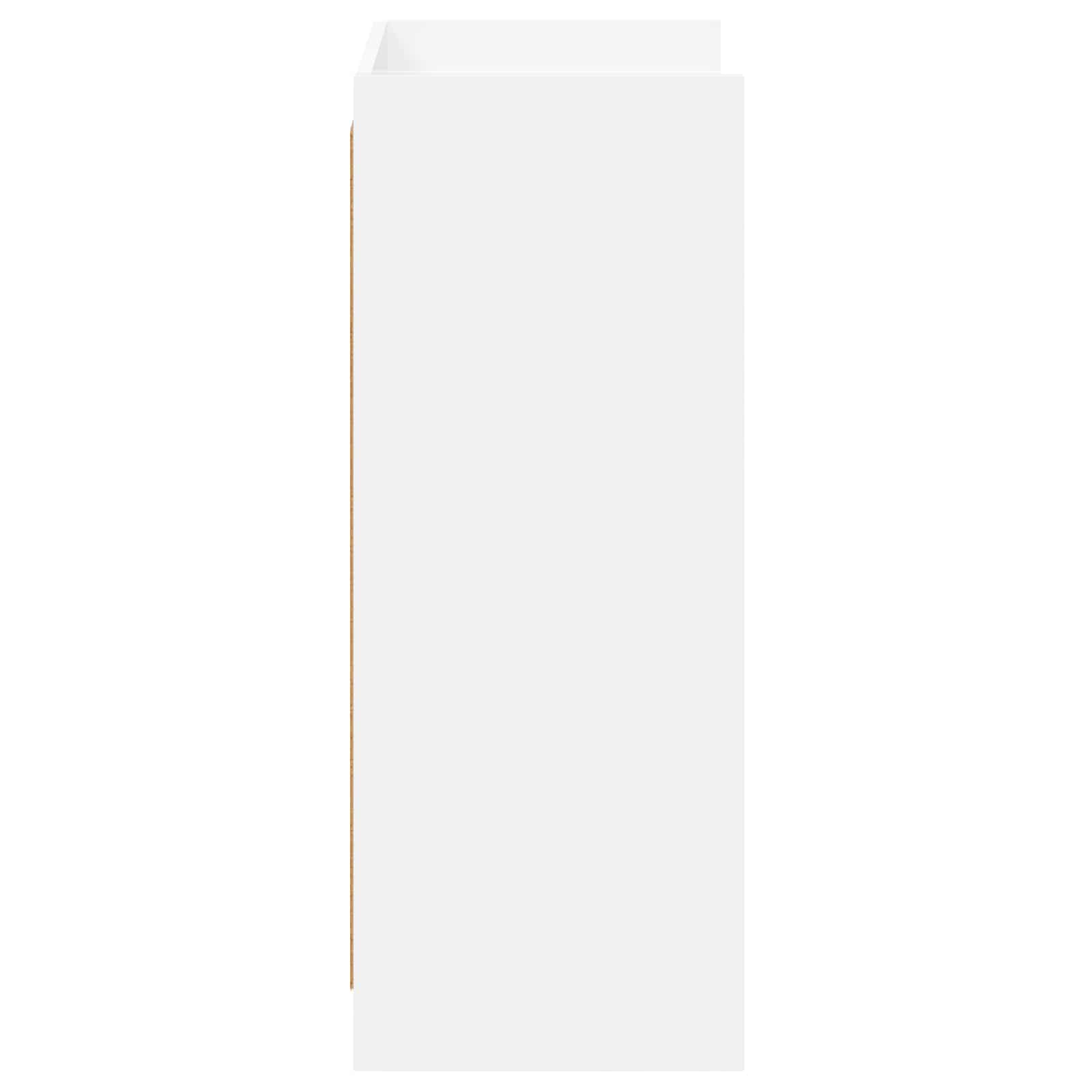 Shoe Cabinet with Storage White 48 x 36 x 92 cm Engineered Wood