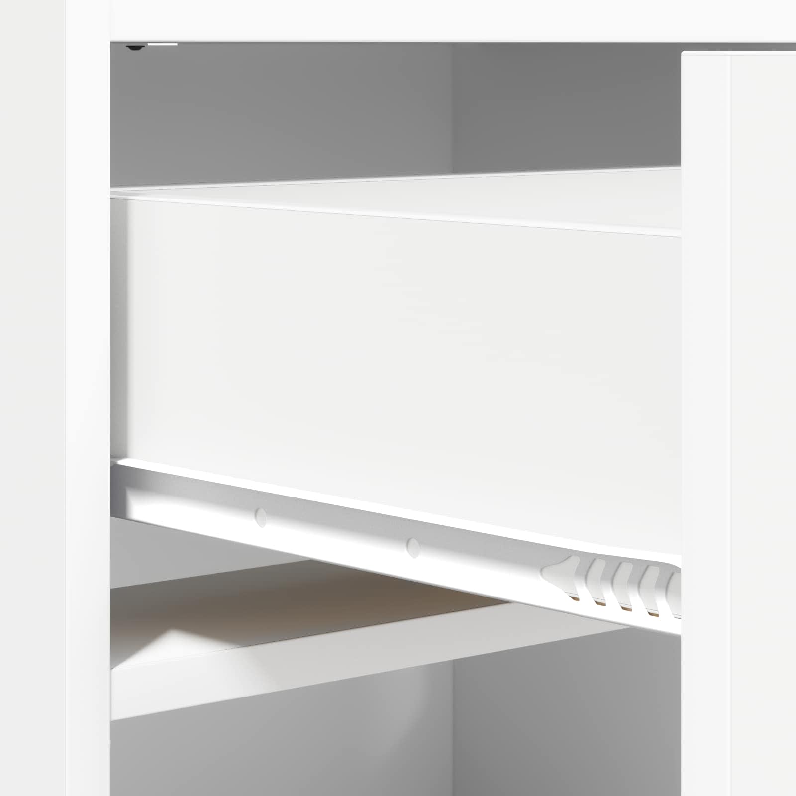 Shoe Cabinet with Drawer White 48 x 36 x 92 cm Engineered Wood