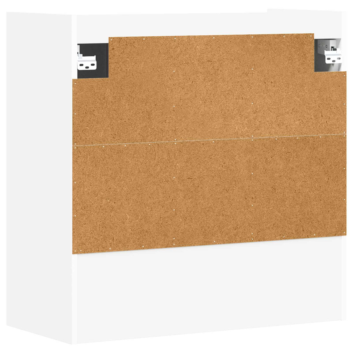 Wall Shelf Wall-Mounted White 80 x 36 x 80 cm Engineered Wood