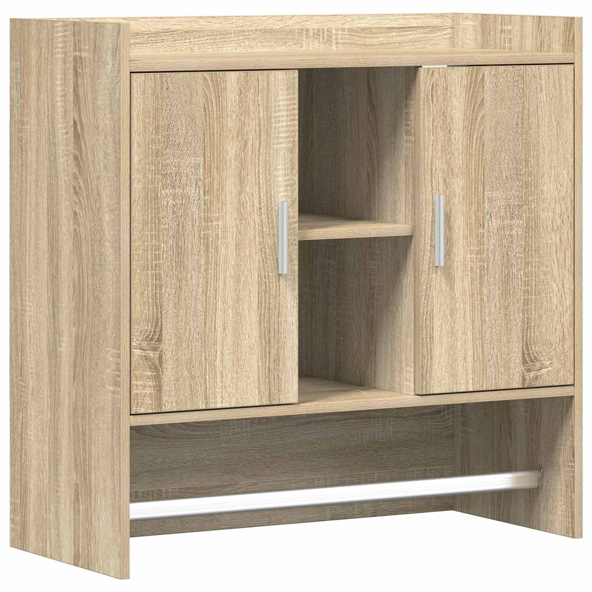 Wall Shelf Wall-Mounted Sonoma Oak 80 x 36 x 80 cm
