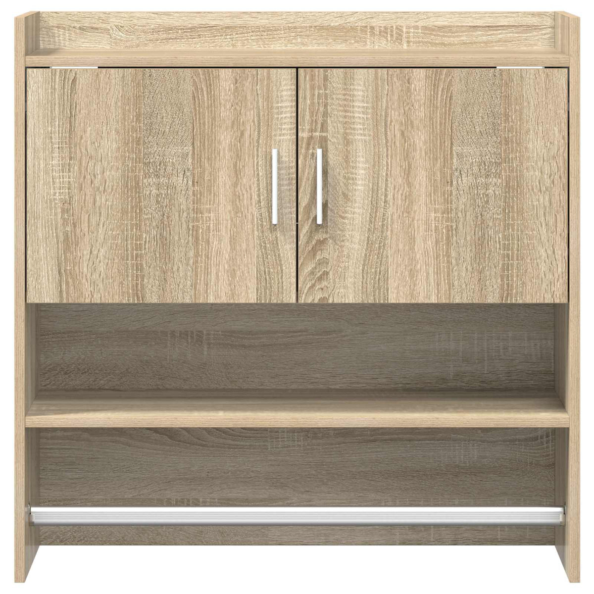 Wall Shelf Wall-Mounted Sonoma Oak 80 x 36 x 80 cm
