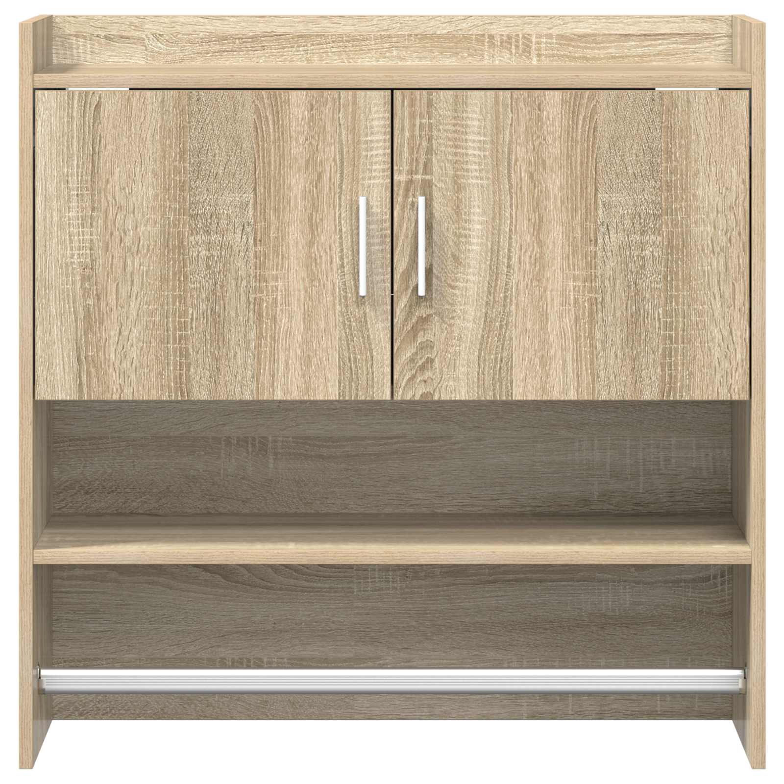 Wall Shelf Wall-Mounted Sonoma Oak 80 x 36 x 80 cm
