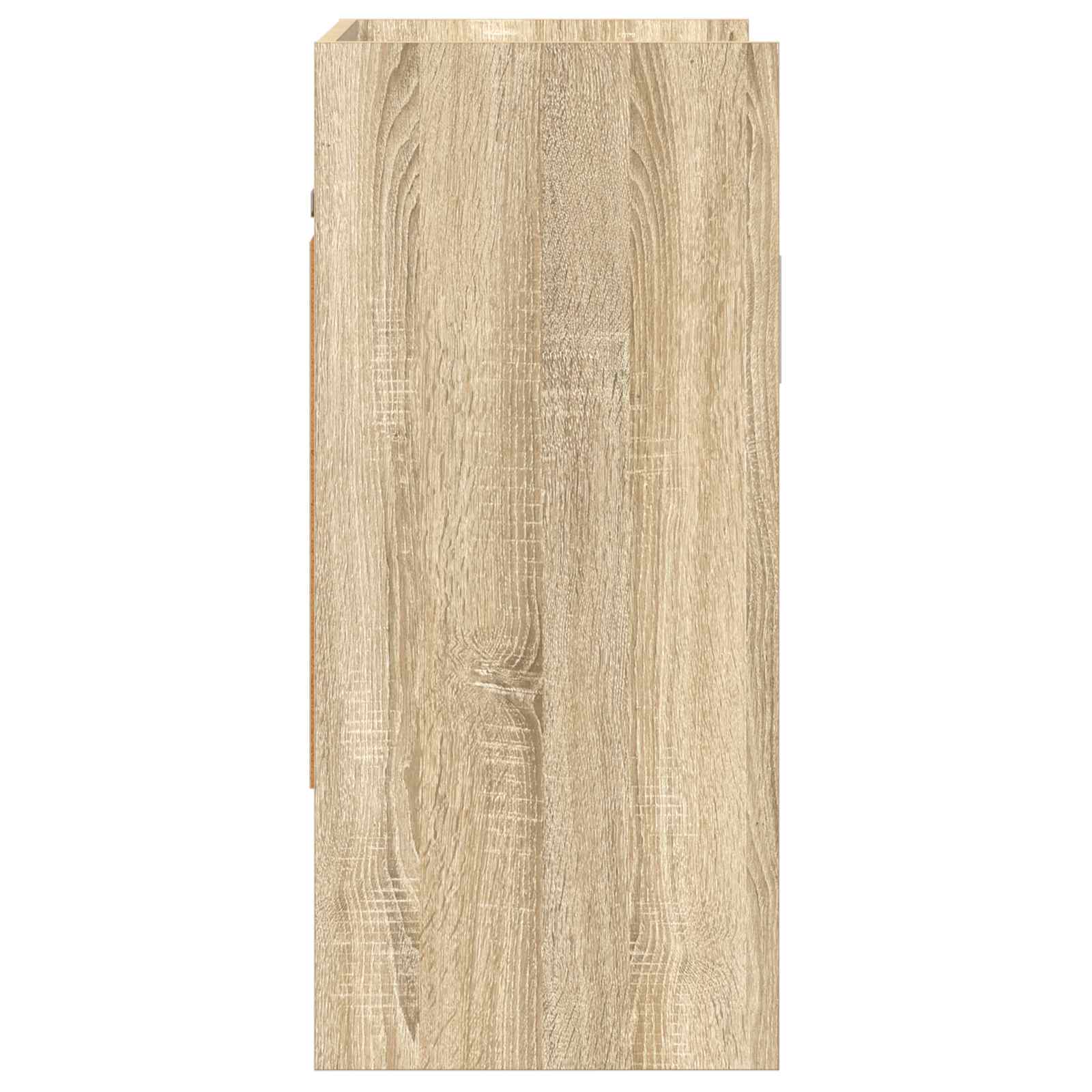 Wall Shelf Wall-Mounted Sonoma Oak 80 x 36 x 80 cm