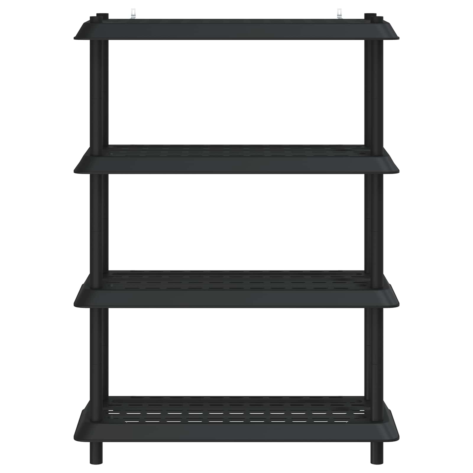 Shelving Unit 4-Tier 100 x 40 x 136.5 cm PP Anthracite