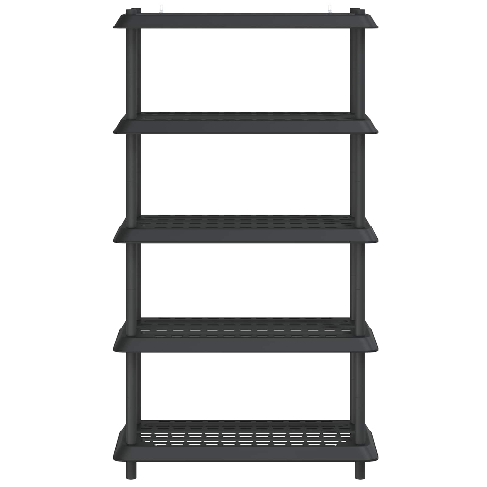 Shelving Unit 5-Tier 100 x 40 x 177 cm PP Anthracite