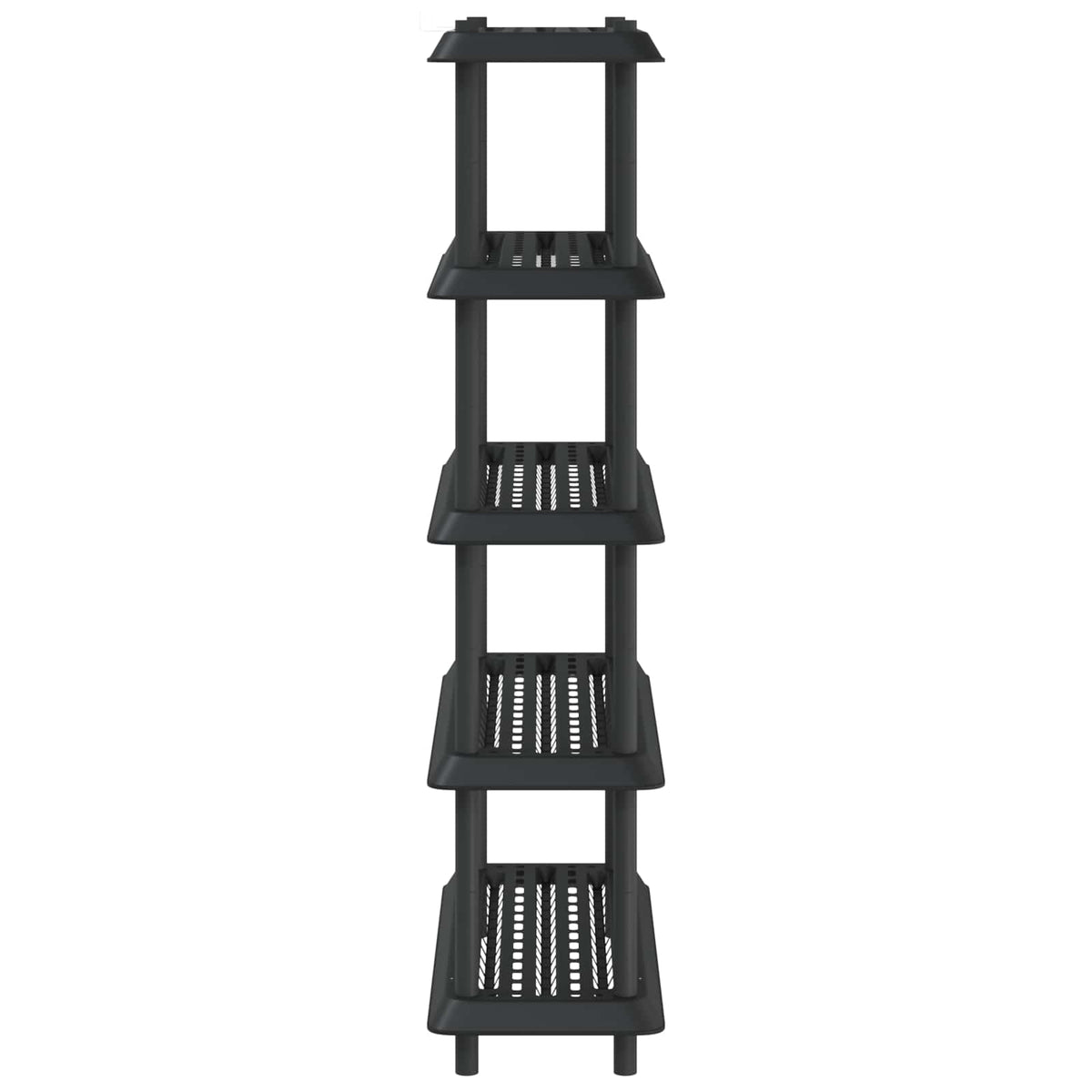 Shelving Unit 5-Tier 100 x 40 x 177 cm PP Anthracite