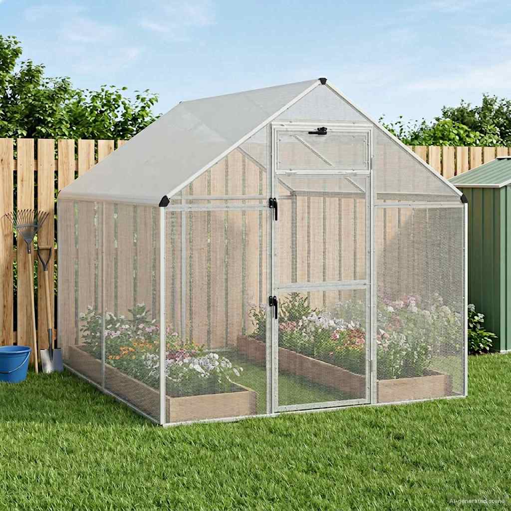 Bird Cage Silver 181.5 x 221 x 173.5 cm Welded Wire Mesh
