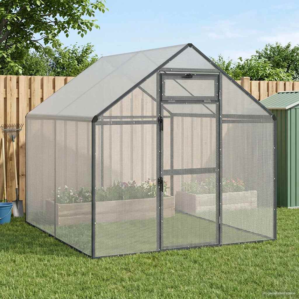 Bird Cage Anthracite 181.5 x 221 x 173.5 cm Welded Wire Mesh