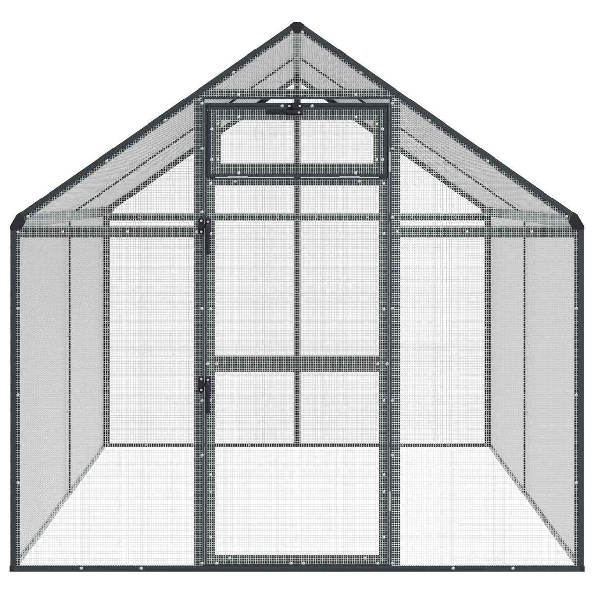 Bird Cage Anthracite 181.5 x 221 x 173.5 cm Welded Wire Mesh