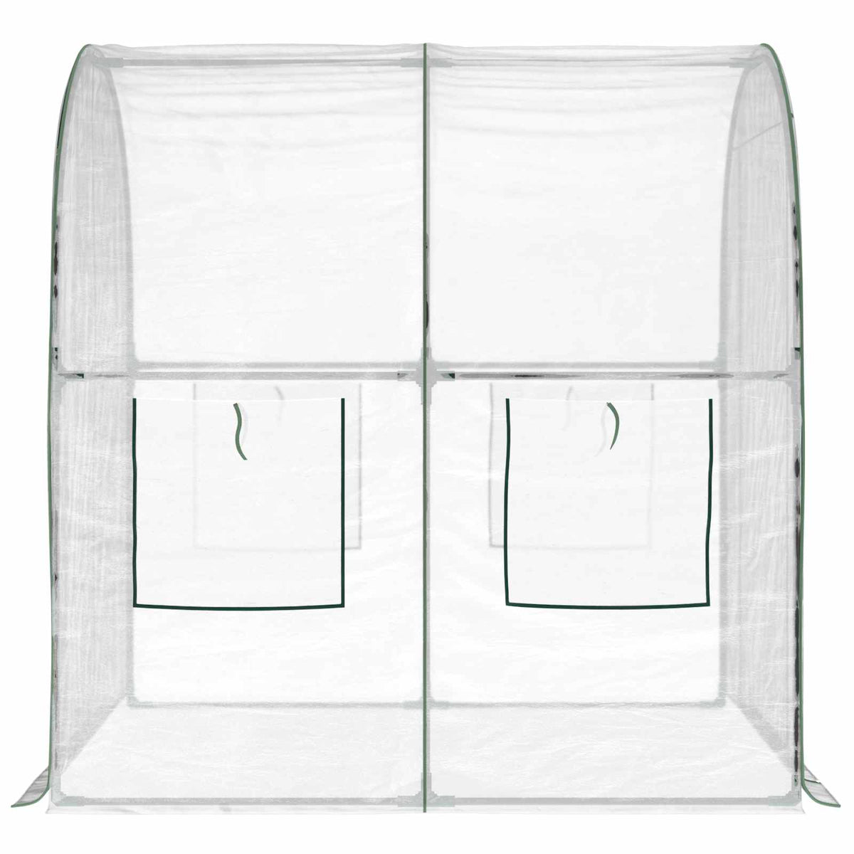 Greenhouse with Frame 160 x 200 x 192.5 cm PVC Transparent