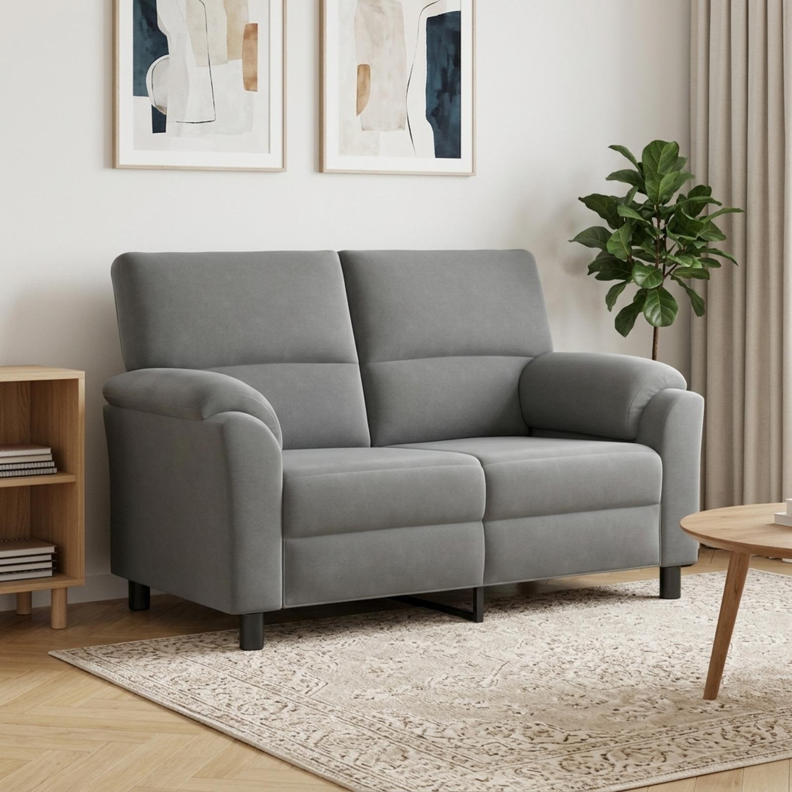 Sofa Dark Grey 154 x 85 x 93 cm Velvet