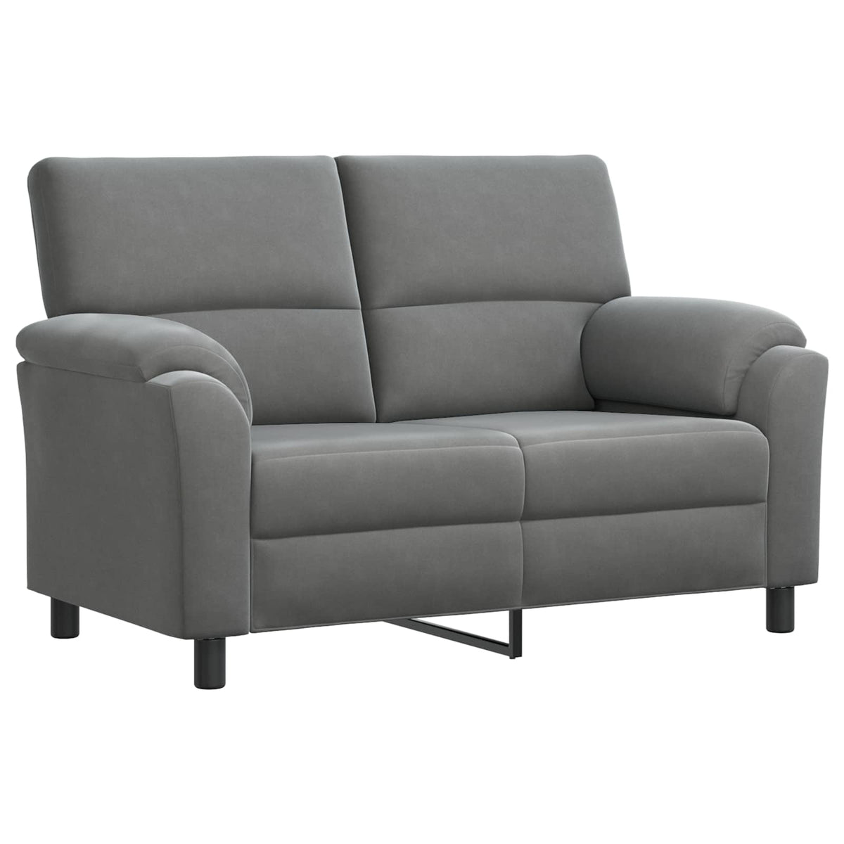 Sofa Dark Grey 154 x 85 x 93 cm Velvet