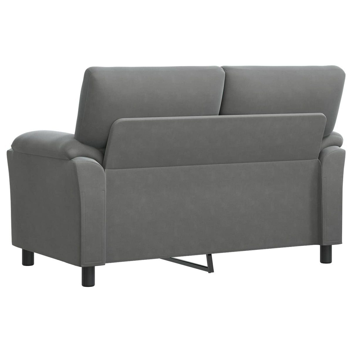 Sofa Dark Grey 154 x 85 x 93 cm Velvet