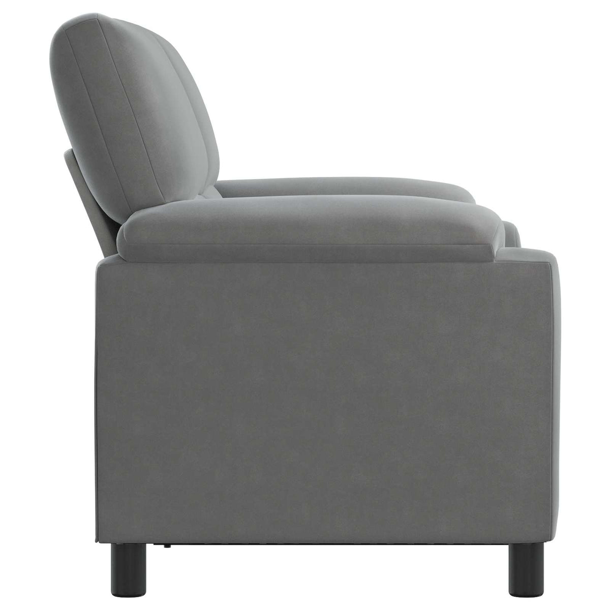 Sofa Dark Grey 154 x 85 x 93 cm Velvet
