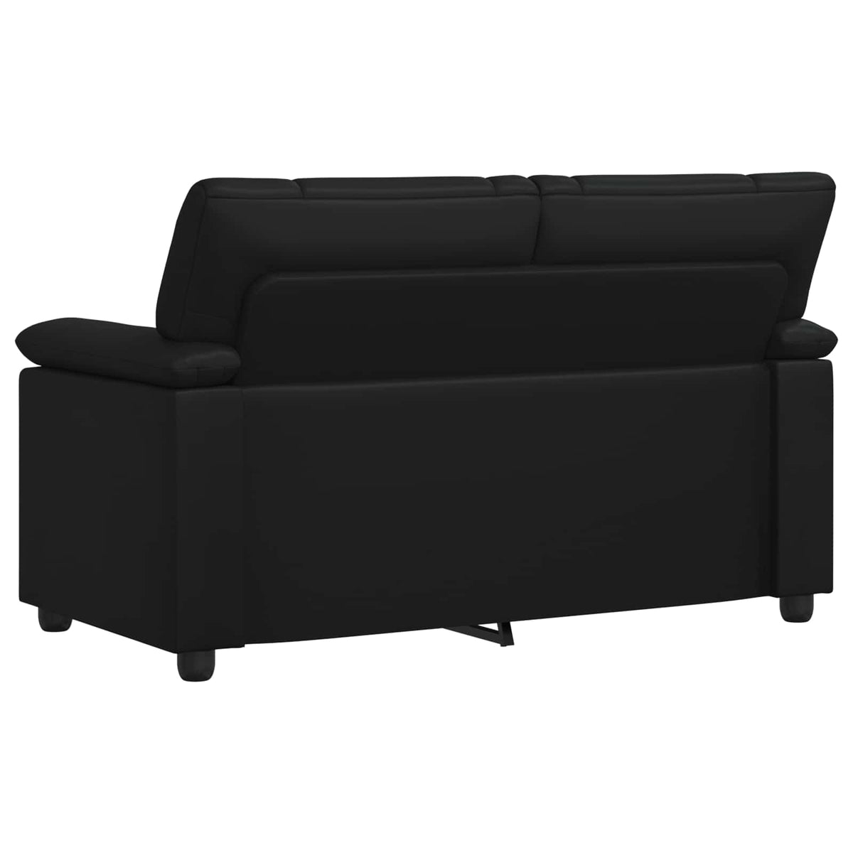 Sofa Black 151 x 85 x 93 cm Faux Leather
