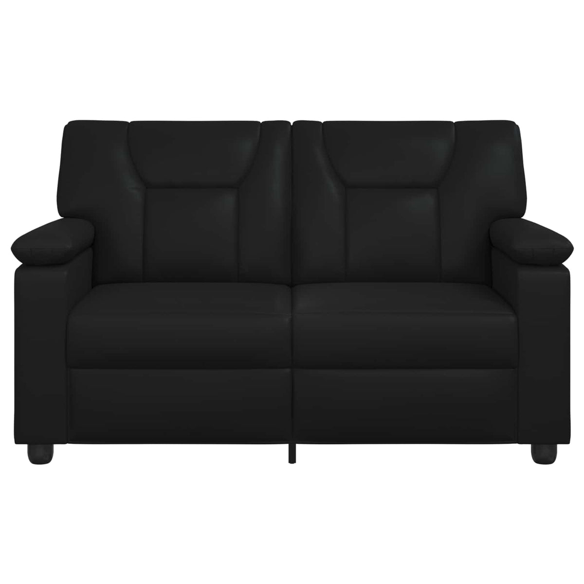 Sofa Black 151 x 85 x 93 cm Faux Leather