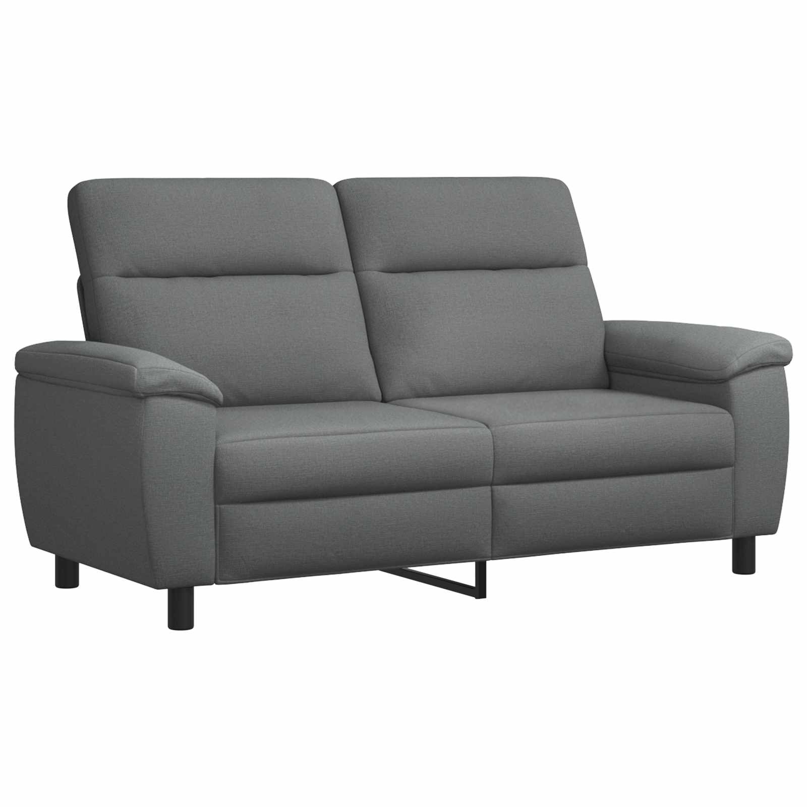 Sofa Dark Grey 178 x 90 x 95 cm Fabric