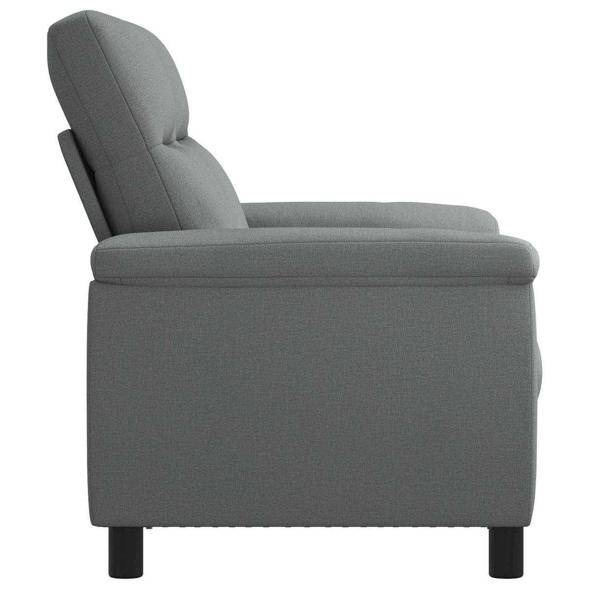 Sofa Dark Grey 178 x 90 x 95 cm Fabric