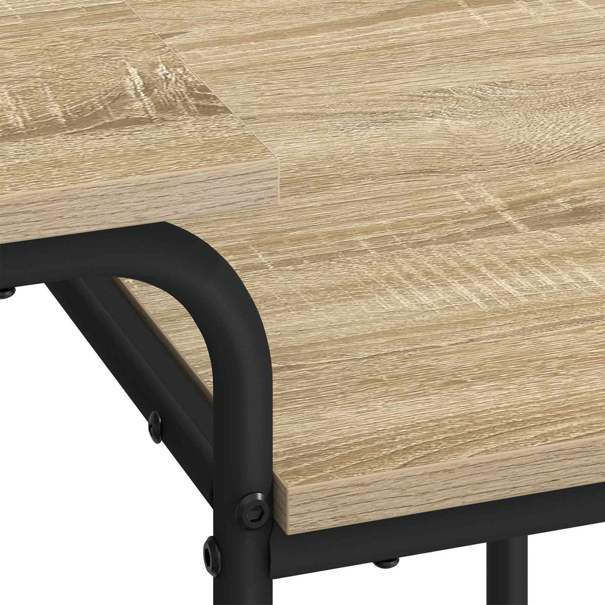 Desk with Storage Sonoma Oak 100 x 50 x 75 cm