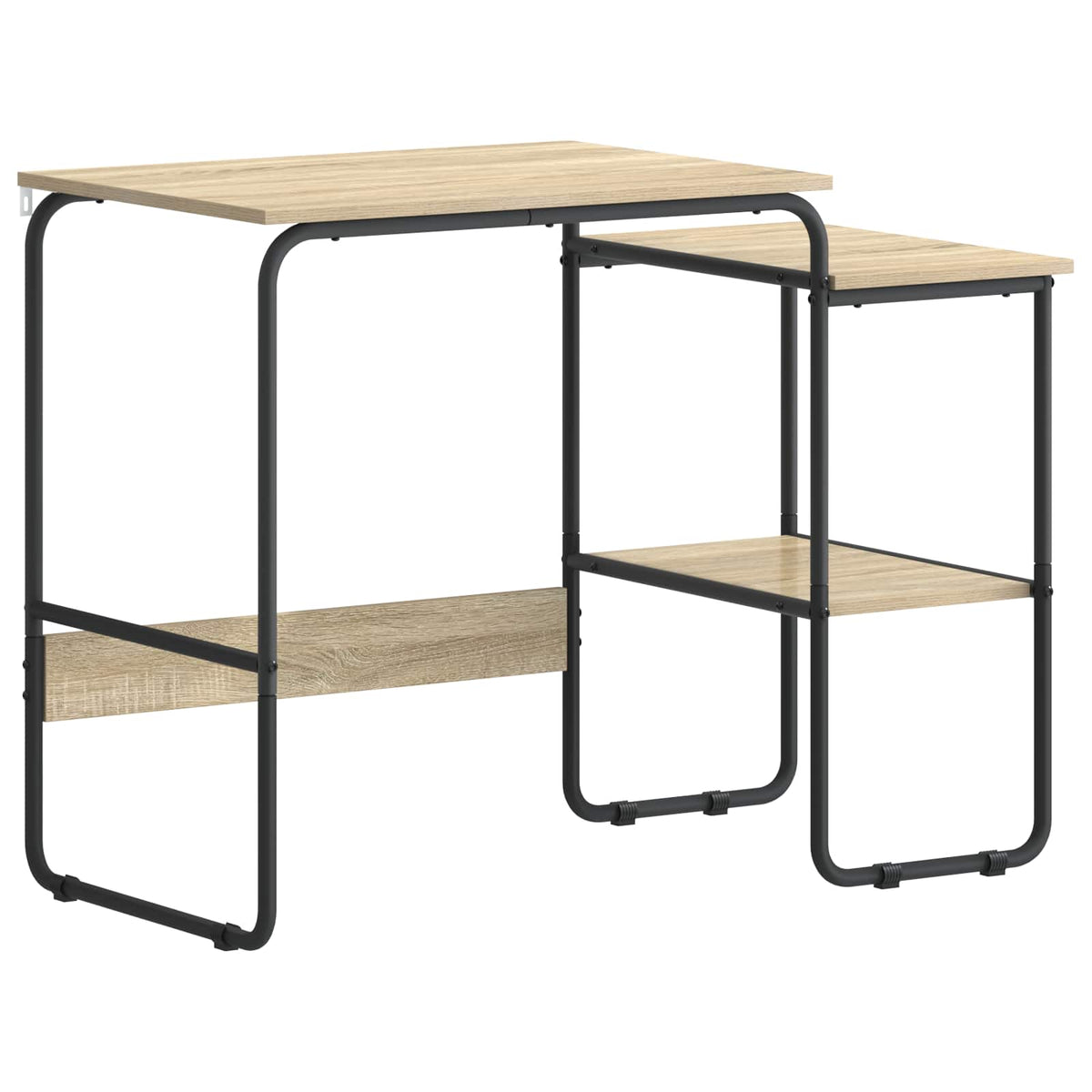Desk with Storage Sonoma Oak 100 x 50 x 75 cm