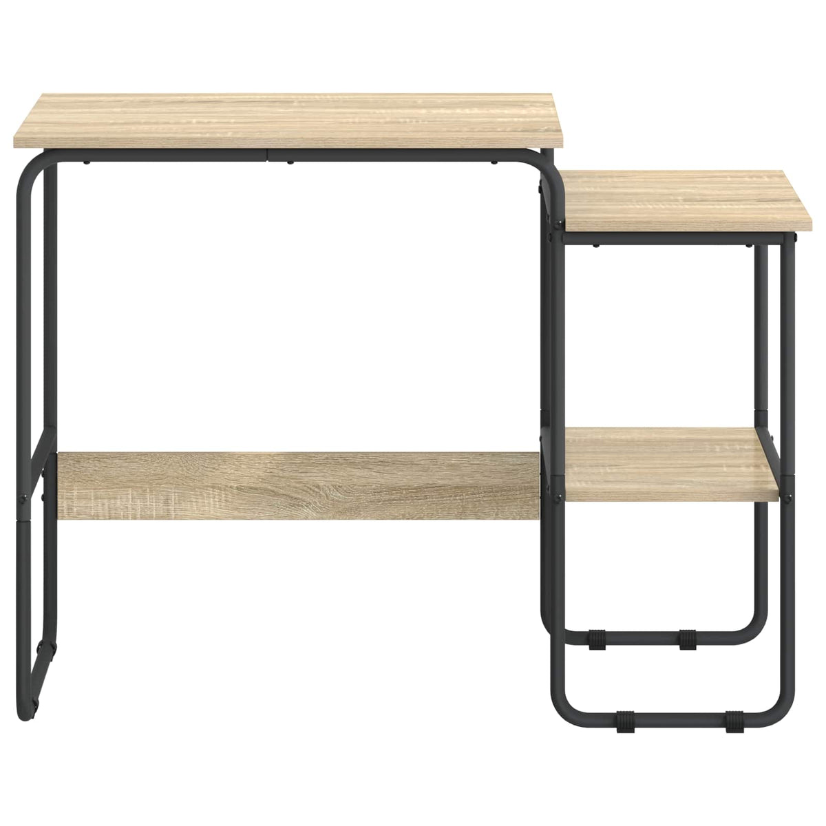 Desk with Storage Sonoma Oak 100 x 50 x 75 cm
