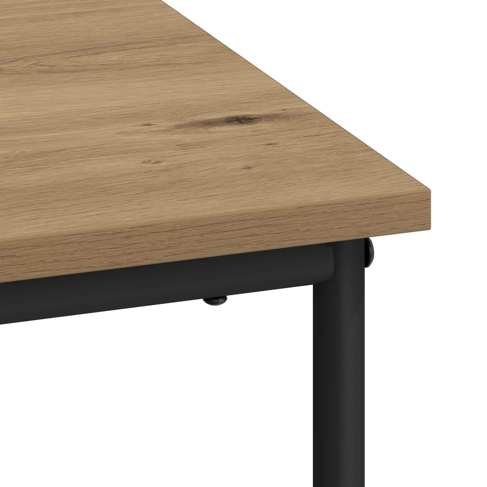 Desk with Storage Artisan Oak 100 x 50 x 75 cm