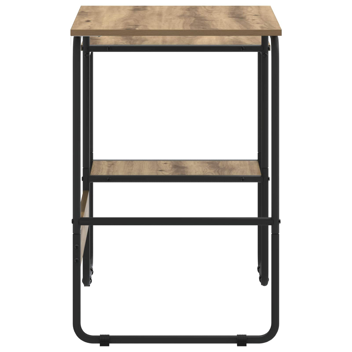 Desk with Storage Artisan Oak 100 x 50 x 75 cm