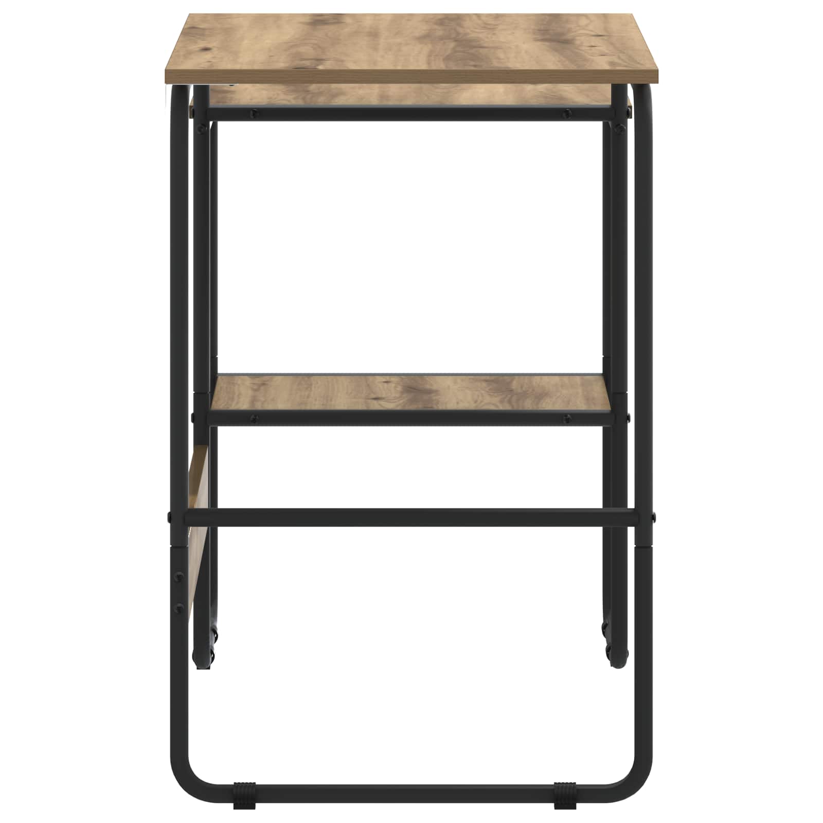 Desk with Storage Artisan Oak 100 x 50 x 75 cm