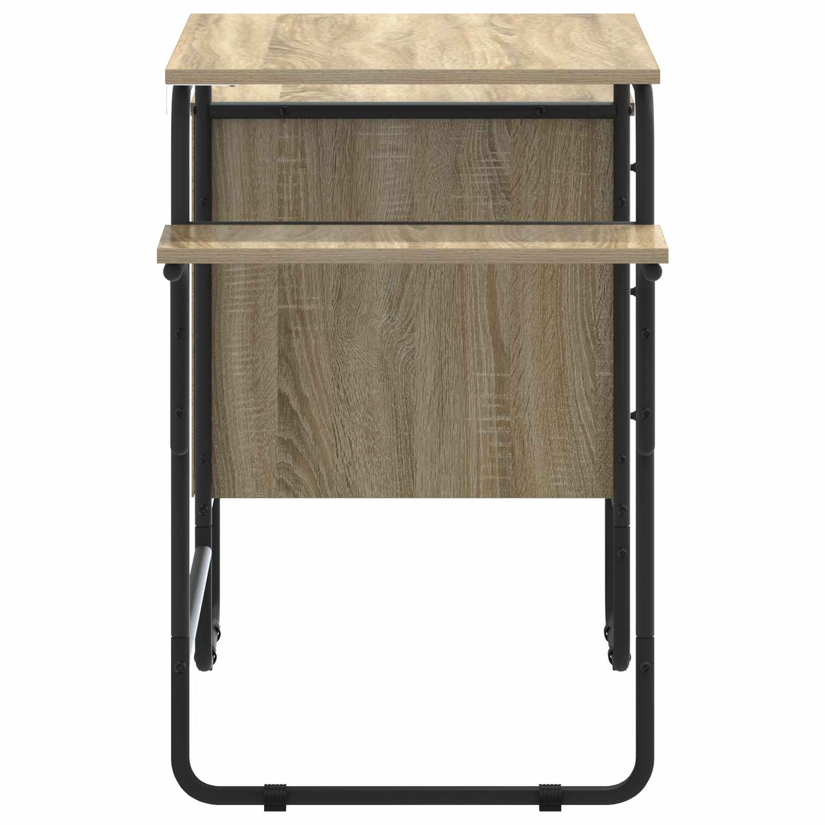 Desk with Storage Sonoma Oak 120 x 50 x 75 cm