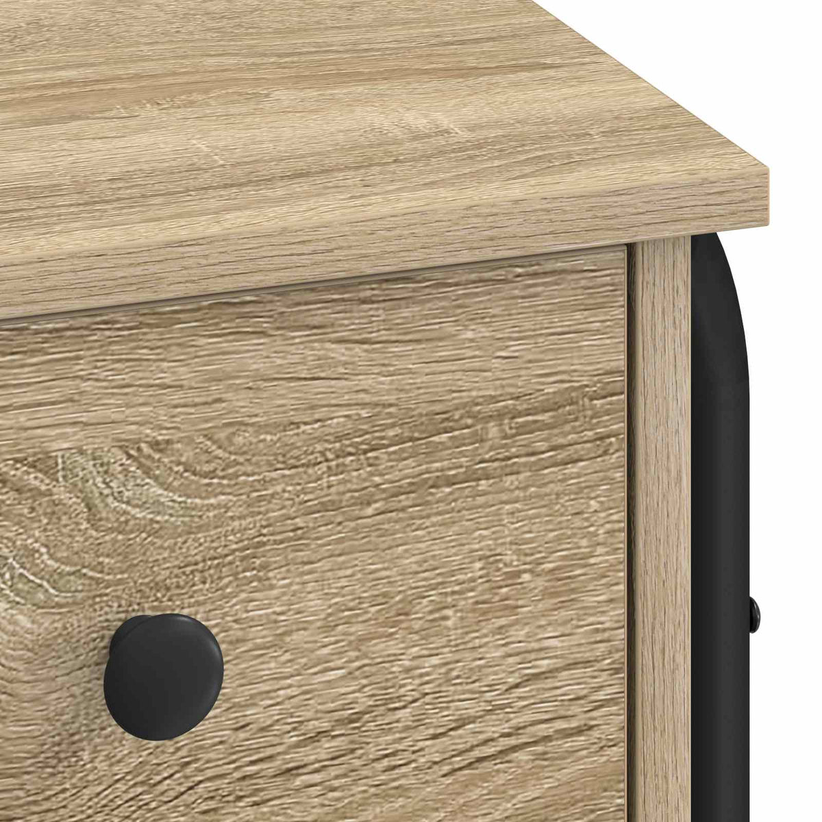 Desk with Storage Sonoma Oak 100 x 50 x 75 cm