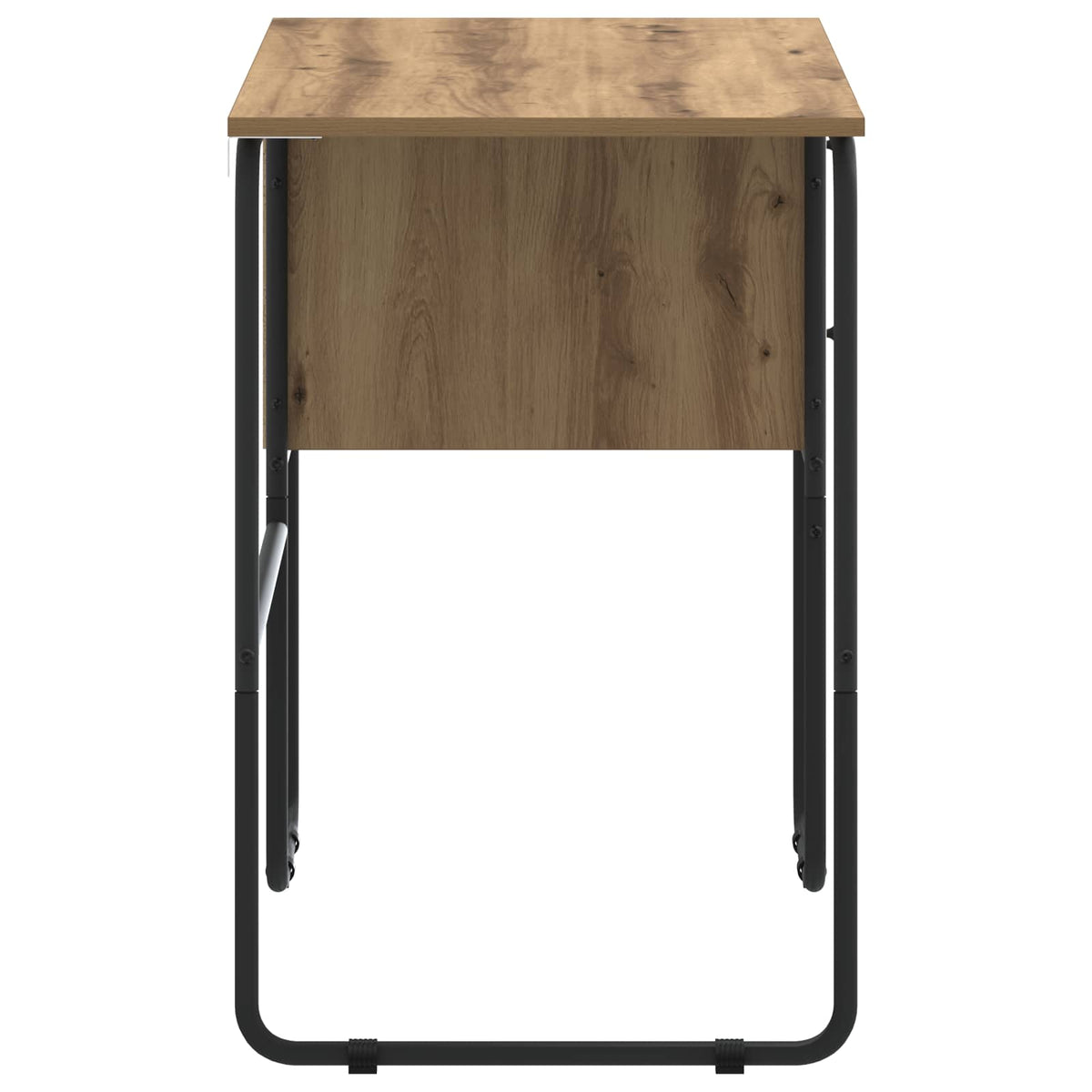 Desk with Storage Artisan Oak 100 x 50 x 75 cm