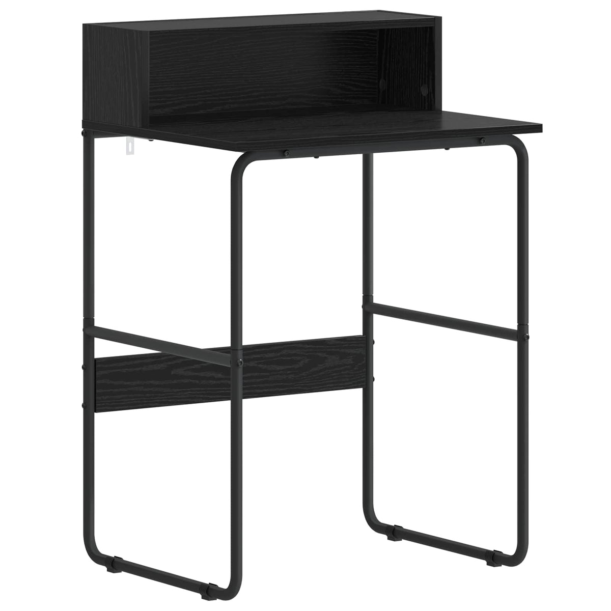 Desk with Storage Black Oak 60 x 50 x 91 cm