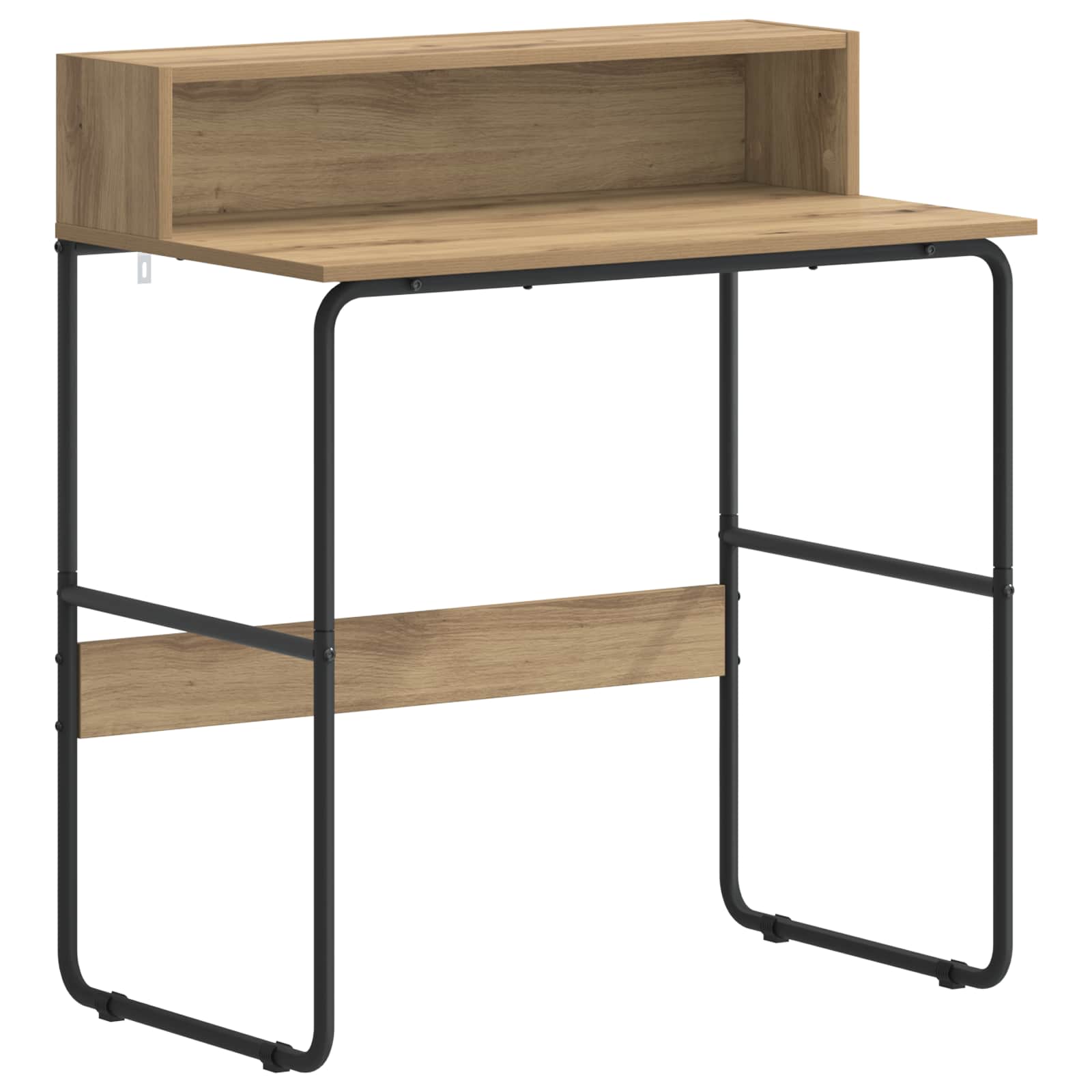 Desk with Storage Artisan Oak 80 x 50 x 91 cm