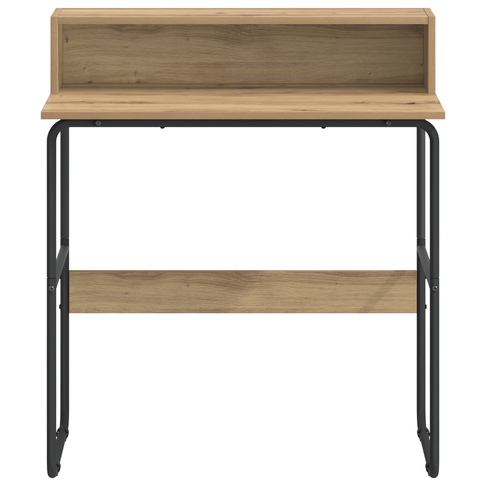 Desk with Storage Artisan Oak 80 x 50 x 91 cm
