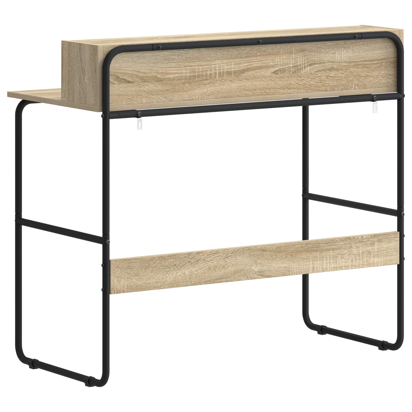 Desk with Storage Sonoma Oak 100 x 50 x 91 cm