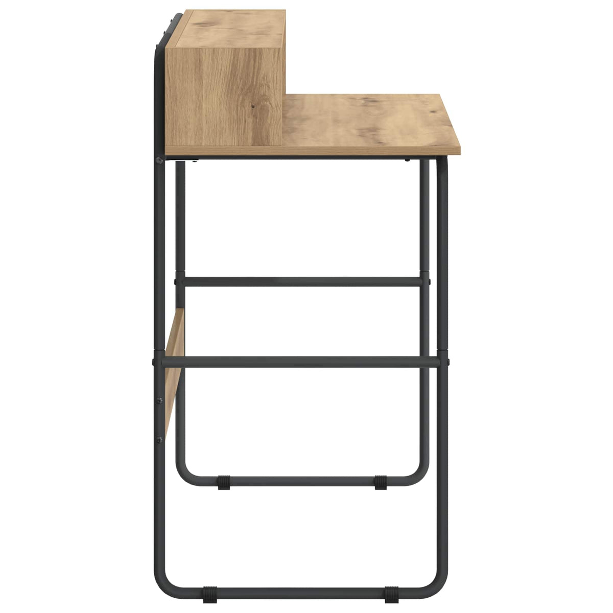 Desk with Storage Artisan Oak 100 x 50 x 91 cm