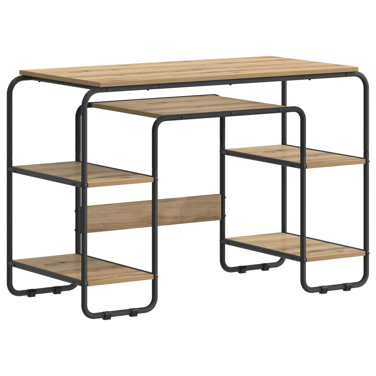 Desk with Storage Artisan Oak 113.5 x 52 x 75.5 cm